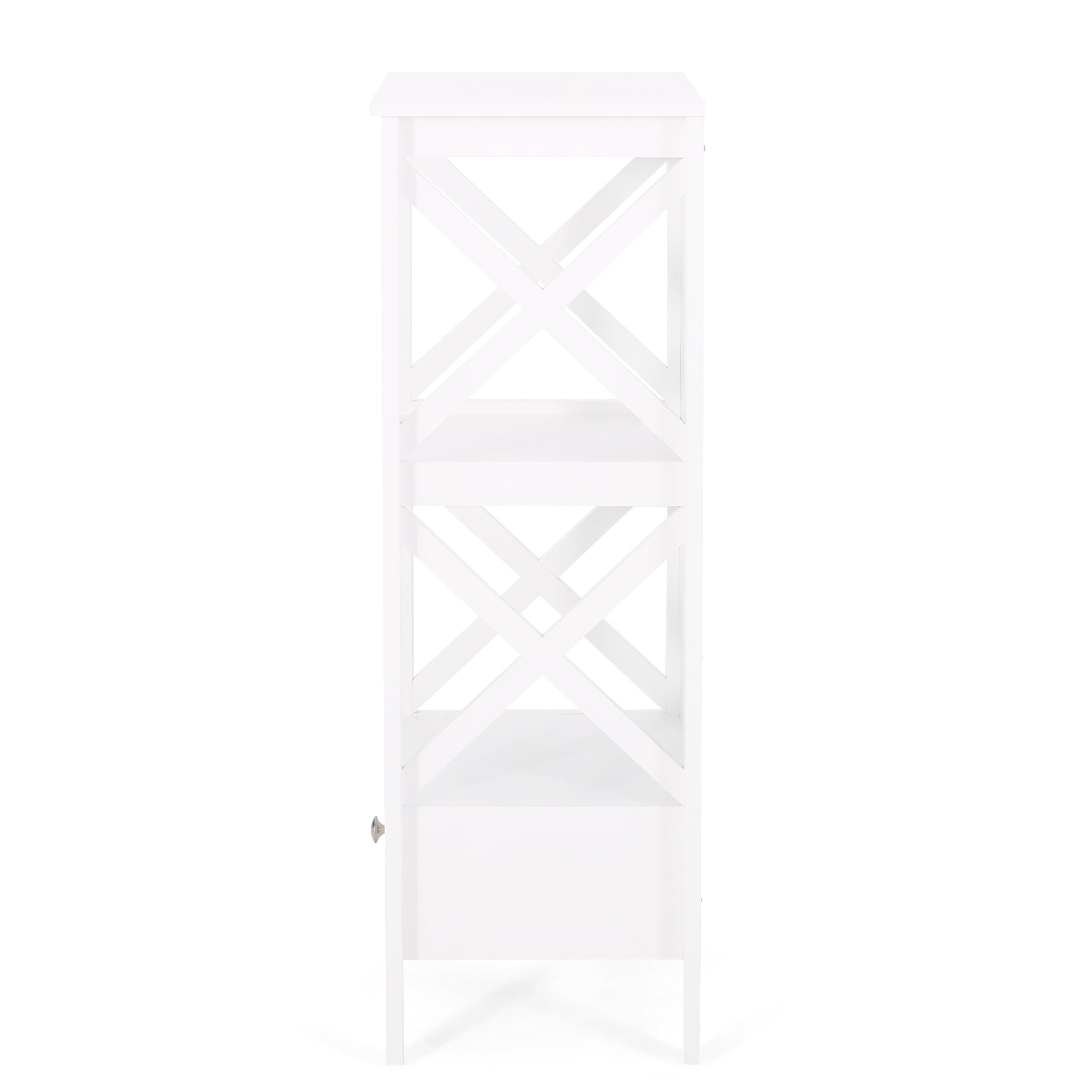 Lewis Modern Bathroom Floor Storage Rack with Drawer