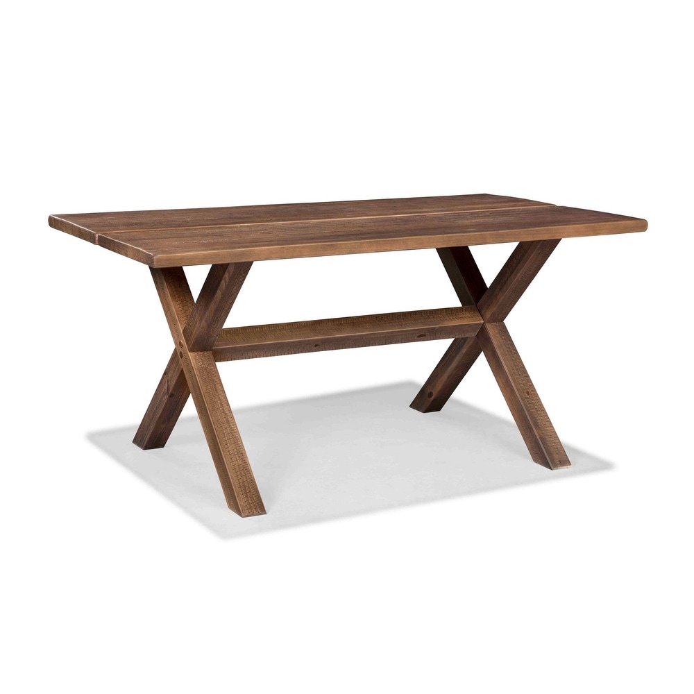 Grain Wood Furniture Montauk Trestle Table Solid Wood