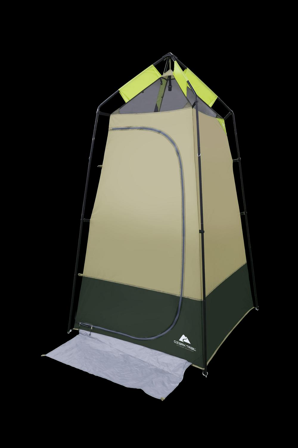 Ozark Trail Hazel Creek Lighted Shower Tent One Room， Green