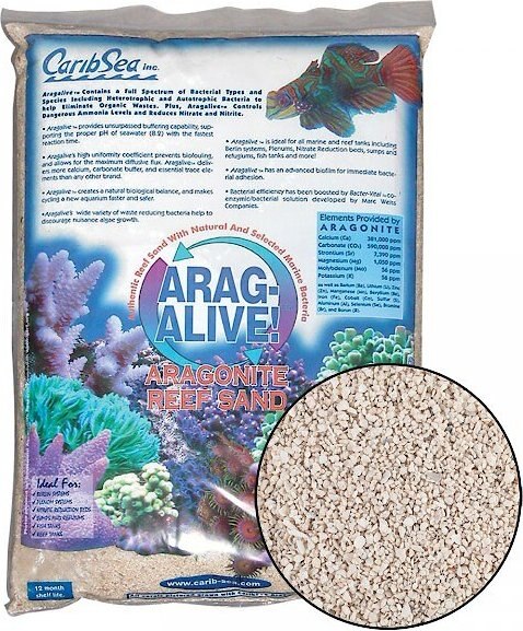 CaribSea Arag-Alive! Special Grade Reef Aquarium Sand