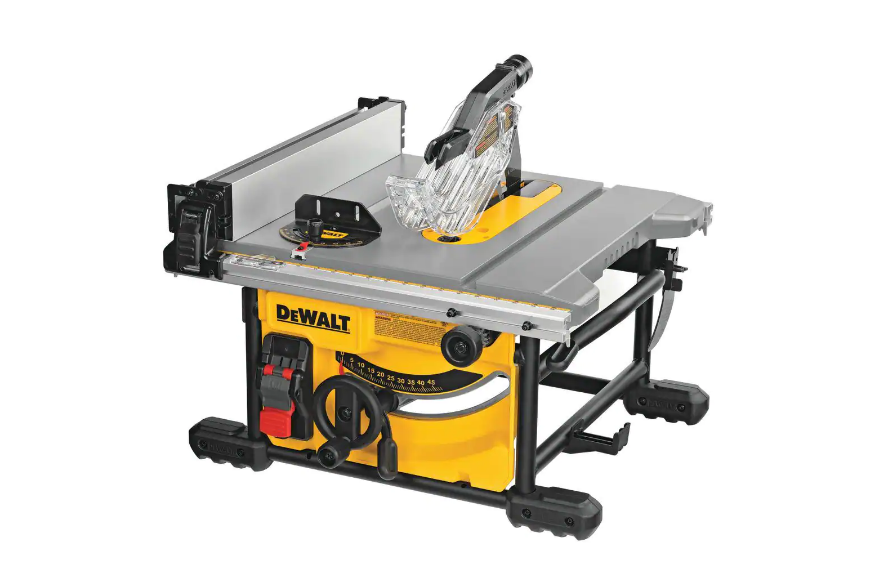 DEWALT DWE7485 15 Amp Corded 8-1/4 in. Compact Portable Jobsite Tablesaw (Stand Not Included)