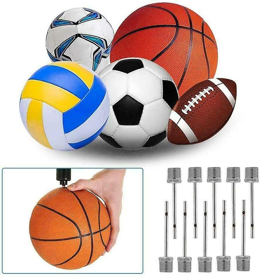 10pcs Football Pump Ball Needles and Air Pin Adapters