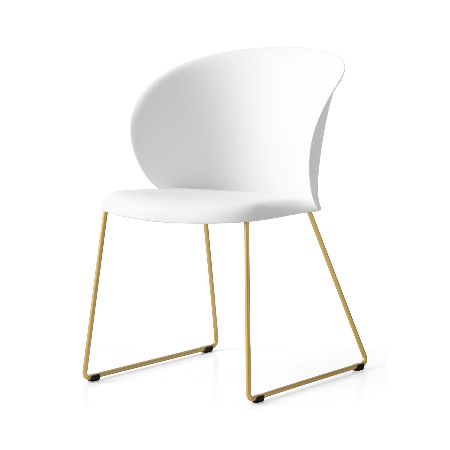 Tuka Indoor/Outdoor Painted Brass Leg Chair