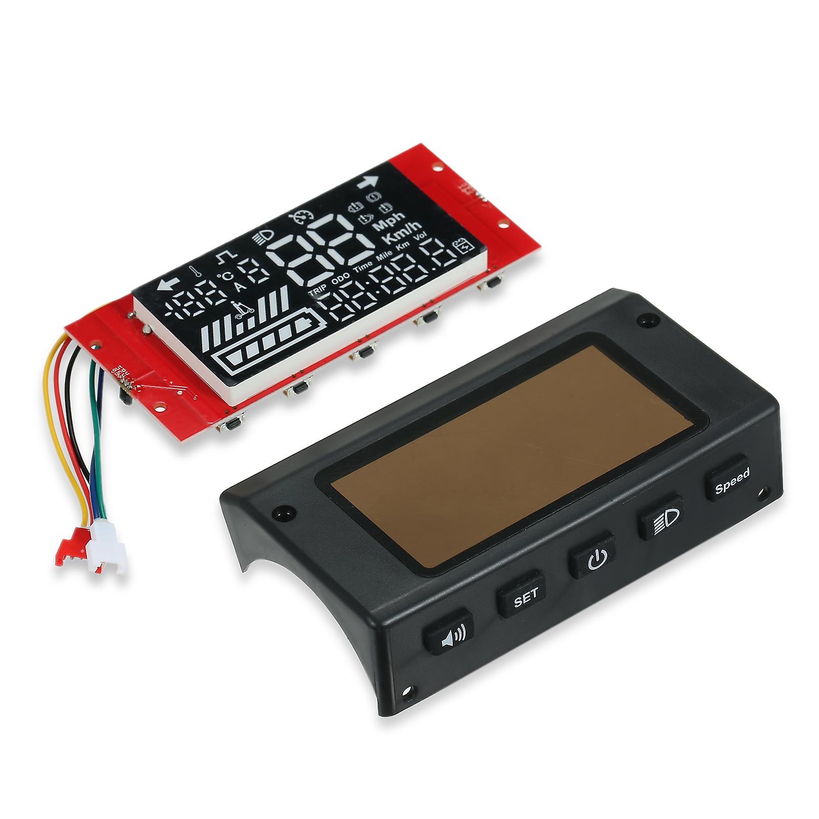 Electric Scooter 36v 350w Brushless Motor Controller Digital Display Panel Cover Headlight Electric Scooter Set For Kugoo 8in Electric Scooter