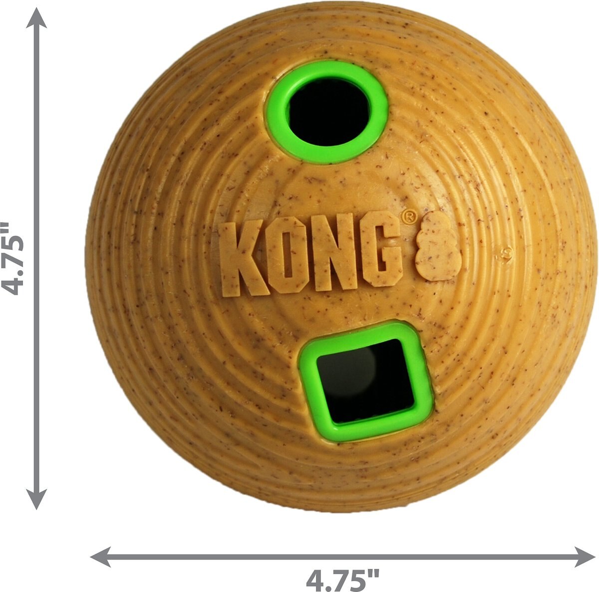 KONG Bamboo Feeder Ball Dog Toy