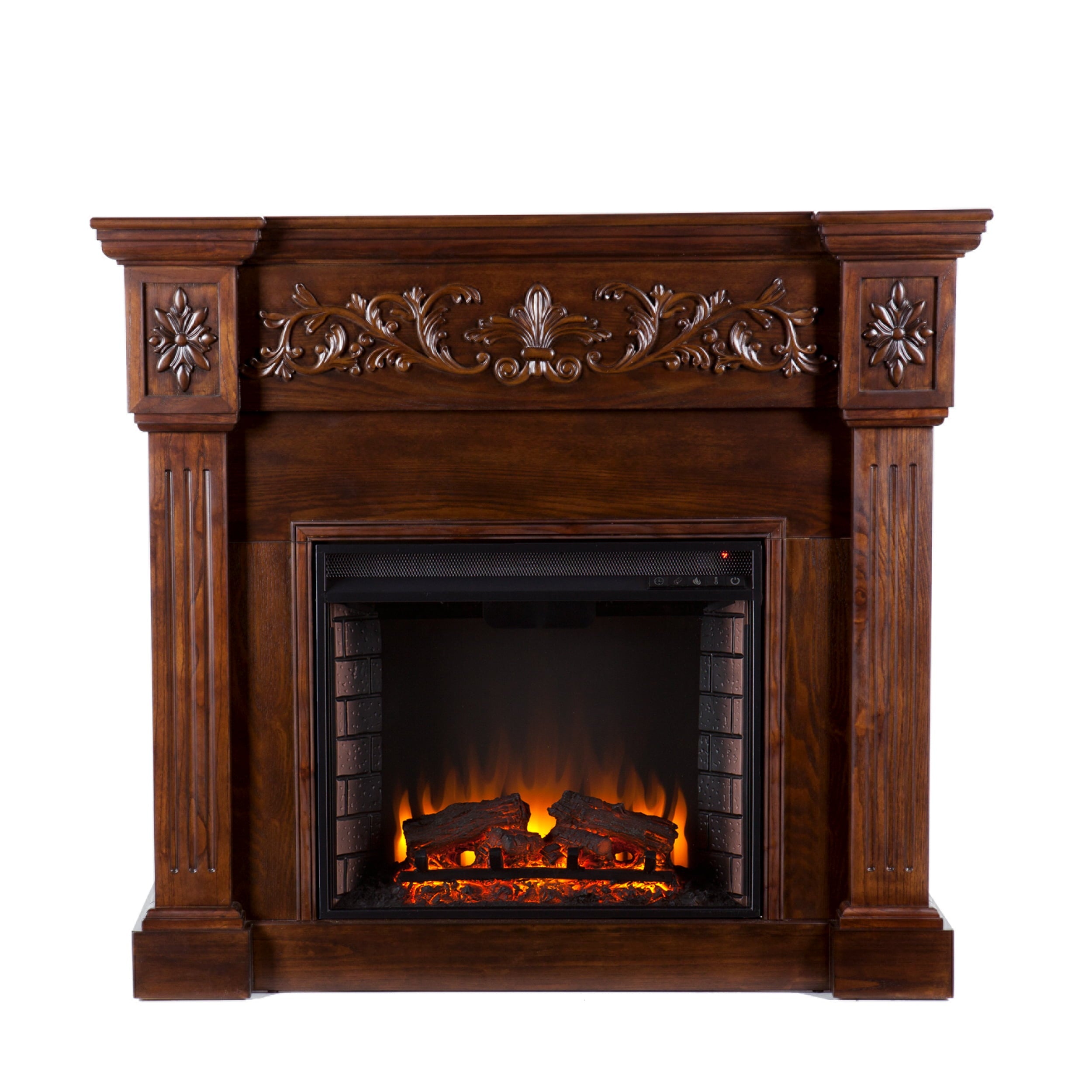 Sei Jaxfyre Traditional style Electric Fireplace, in Espresso finish