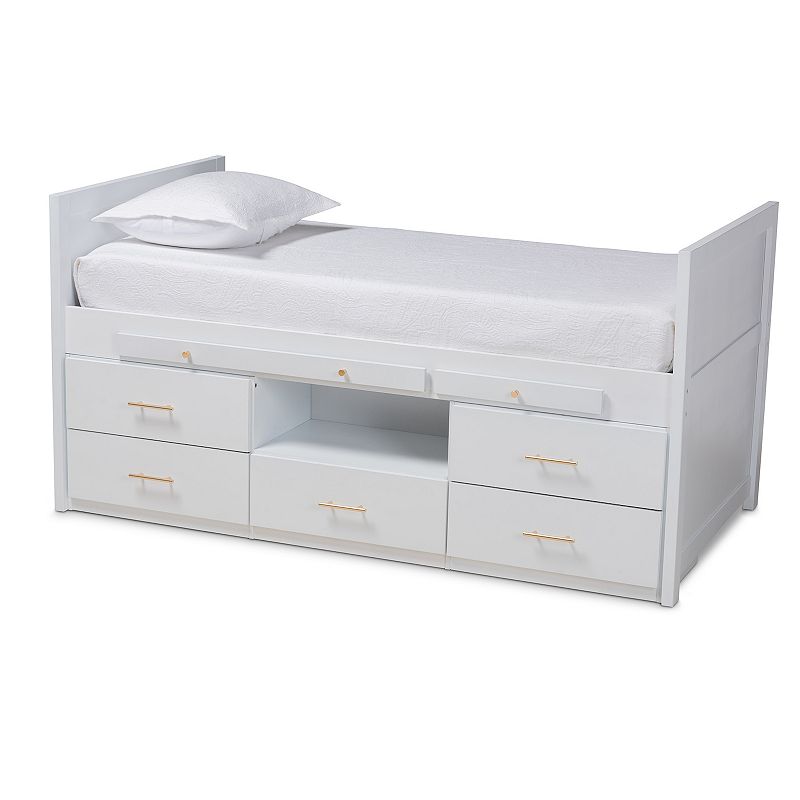 Baxton Studio Mirza Twin Bed