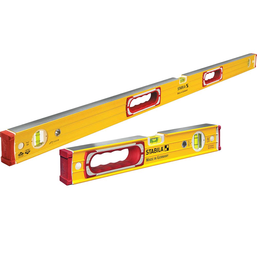 Stabila Type 196 Heavy Duty Spirit Levels - 48