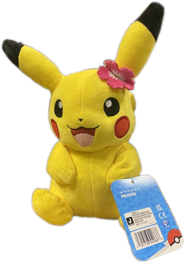 Jazwares Pokemon Red Flower Pikachu Plush - 8