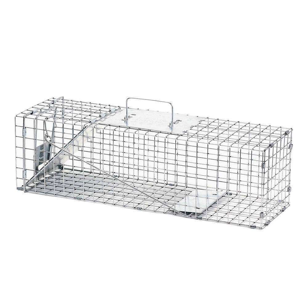 Havahart Medium 1-Door Professional Live Animal Cage Trap for Rabbit and Skunk 1078