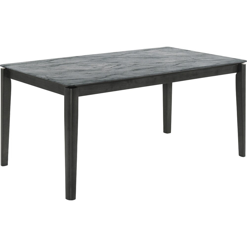 Claire Faux Marble Rectangular Dining Table