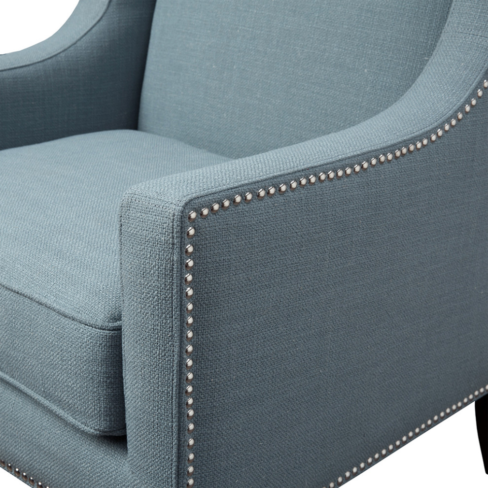 Madison Park Barton Wing Chair   Modern   Armchairs And Accent Chairs   by Olliix  Houzz