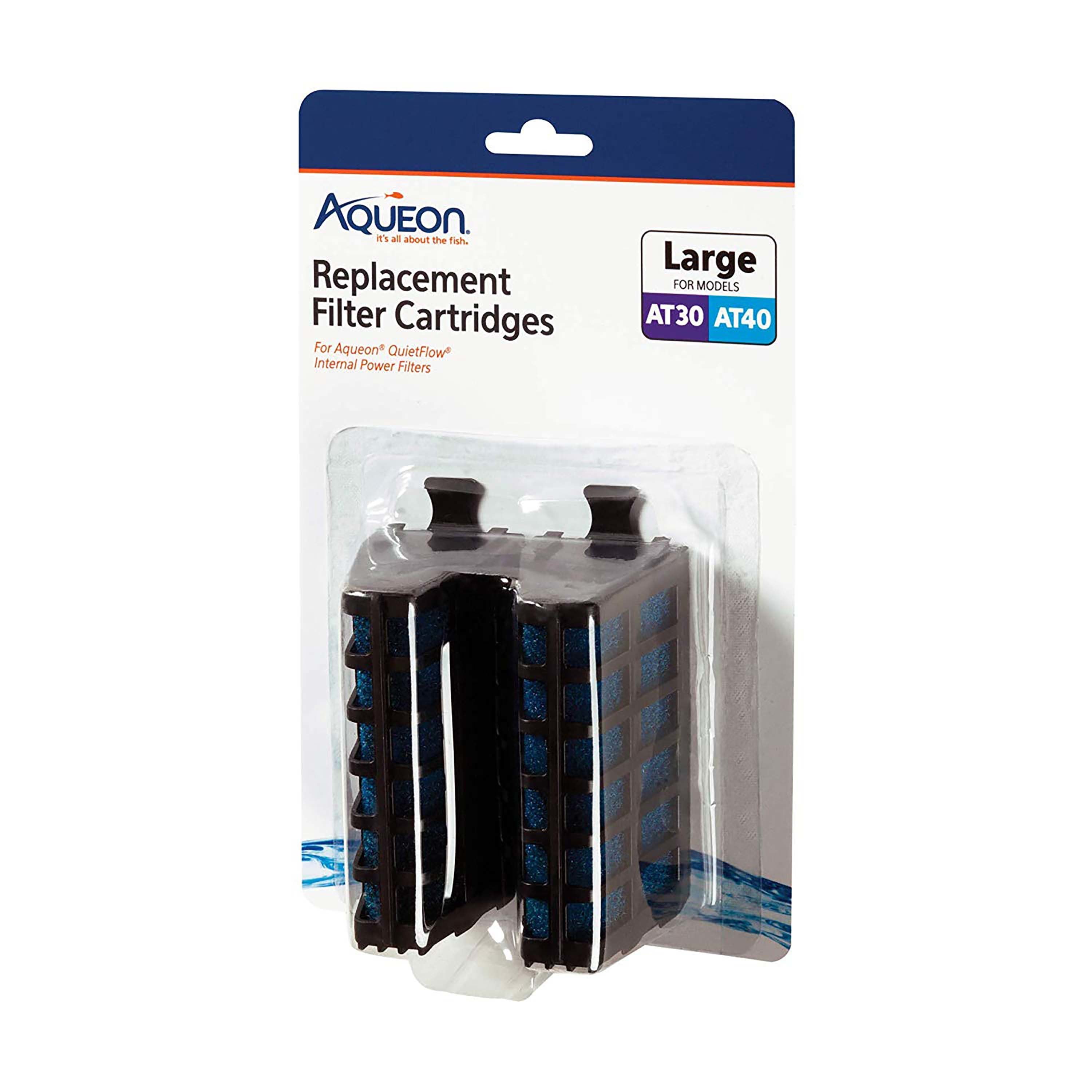 Aqueon Replacement Internal Filter Cartridge Large - 2 pack