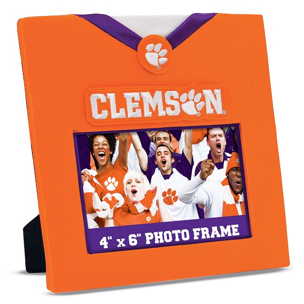 Masterpieces Team Jersey Uniformed Picture Frame Ncaa Clemson Tigers