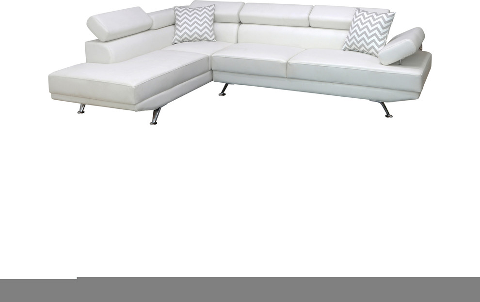 Kensley 2 Piece Sectional Sofa Set   Contemporary   Sectional Sofas   by US Furnishings Express  Houzz