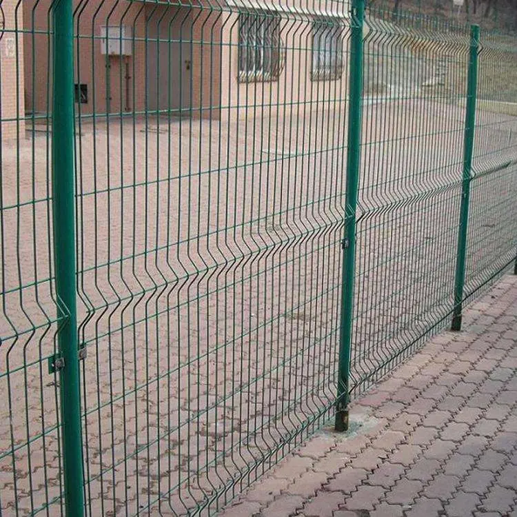 Factory supply welded wire mesh fence  garden fence  galvanized 3D curved fence