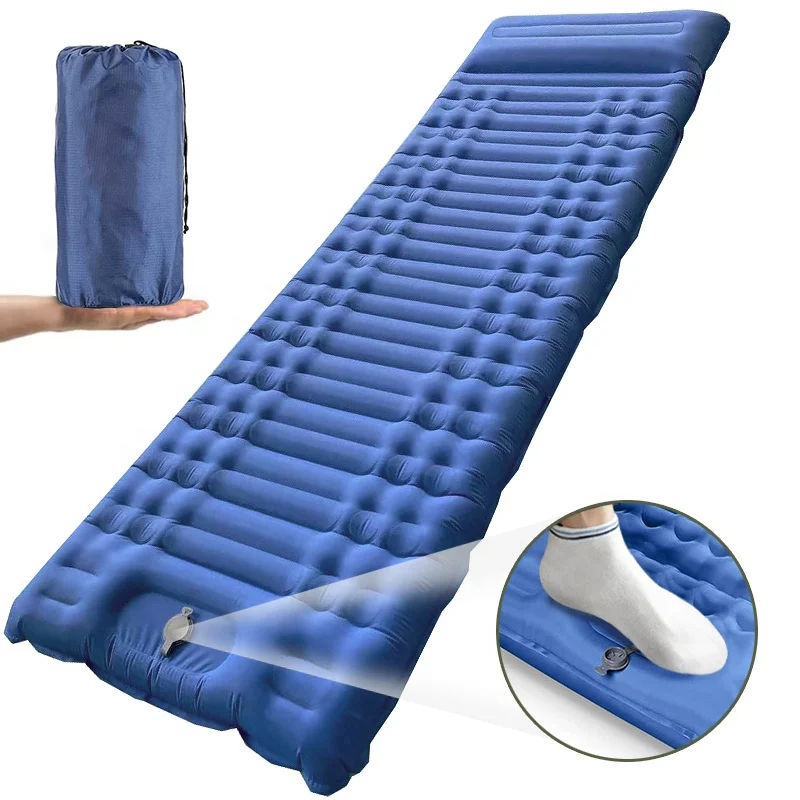 Durable waterproof camping mat nylon camping sleeping pad ultralight self Inflating camping mat tpu