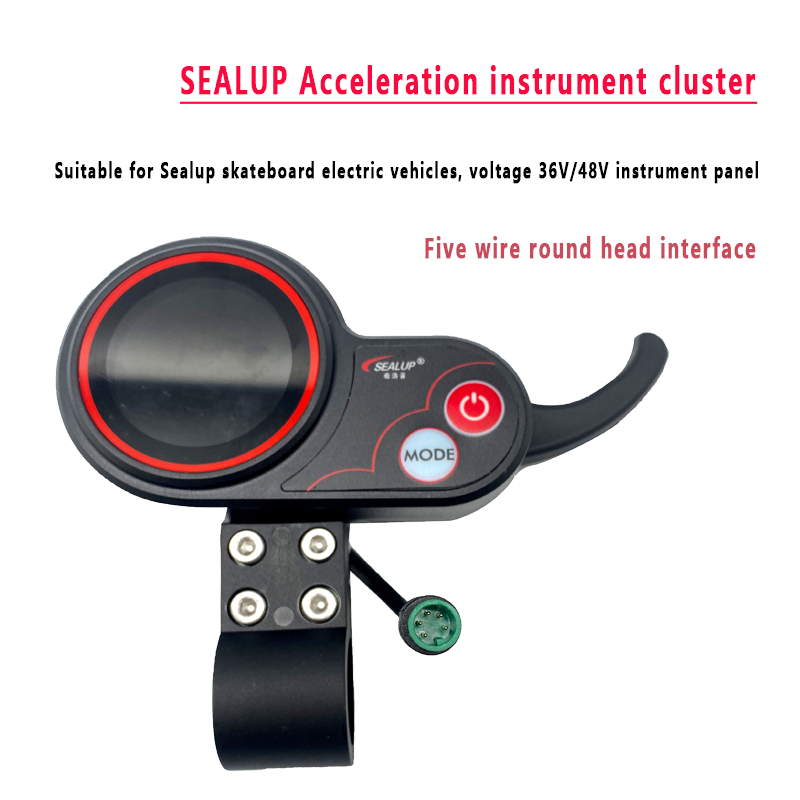 Acceleration instrument cluster Suitable for SEALUP electric scooters Voltage 36V/48V instrument wheels tires and accessories