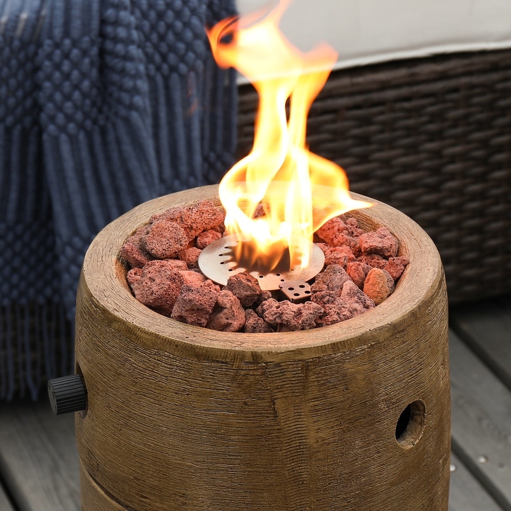 COSIEST Outdoor Patio Portable Propane Fire Pit