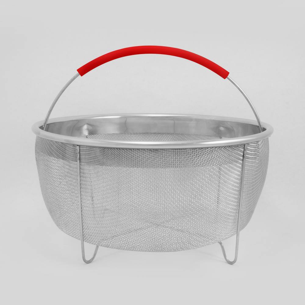 Excel Steel 8.5 in. Stainless Steel Strainer Basket 330