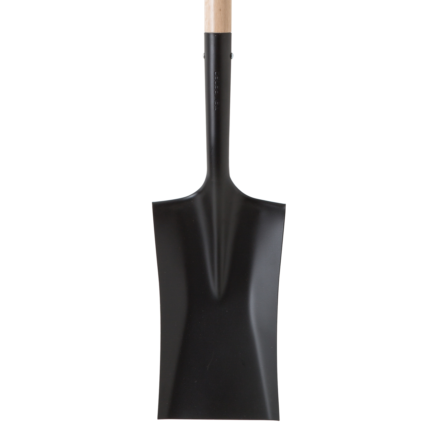 Home Plus 40.5 in. Steel Square Garden Spade Wood Handle