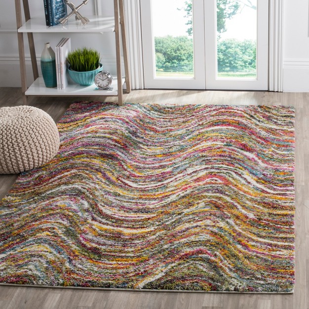 Fiesta Shag Fsg386 Power Loomed Area Rug Safavieh