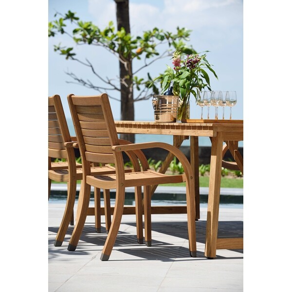 LifestyleGarden Reclaimed Teak Outdoor Patio Dining Set