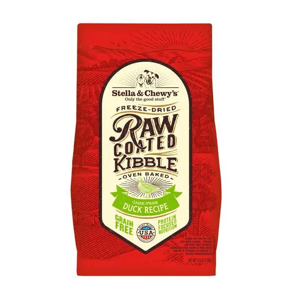 Stella and Chewy's 3.5 lb Raw Coated Cage Free Duck Recipe Dog Food