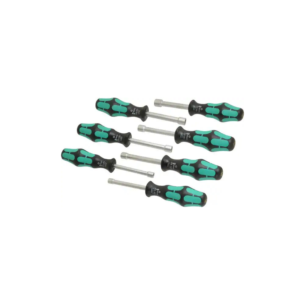 Wera 395 HOLO/7 SW 3/16 1/2 Nutdriver Set 6pc