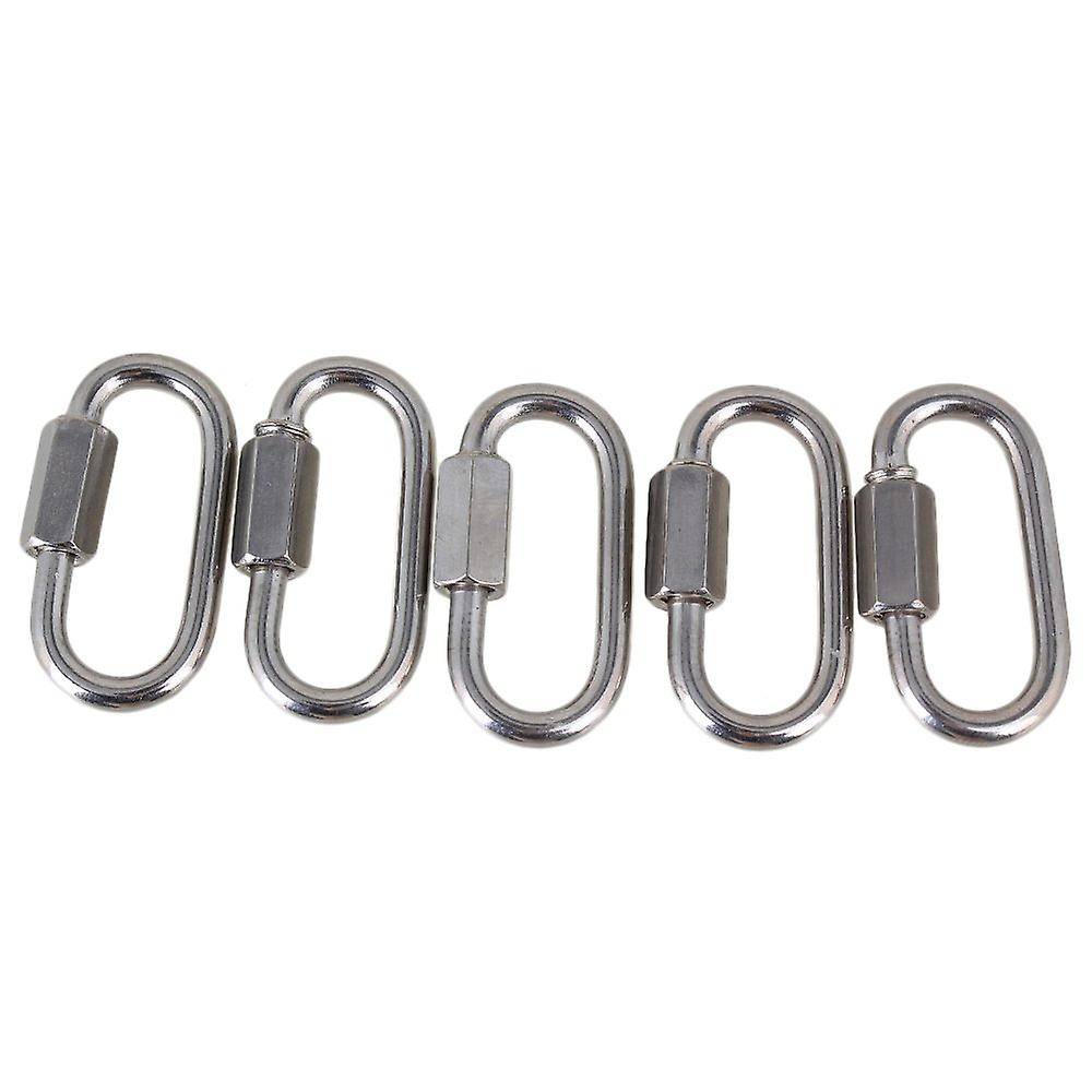 M3.5 Stainless Steel 304 Quick Link Chain Fastener Carabiner with Screw