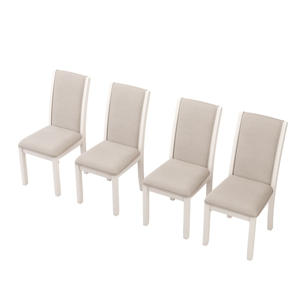 Modern 4-Piece Wood Full Back Dining Chairs