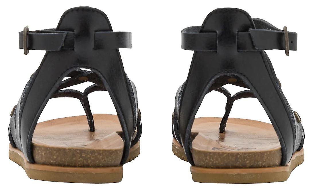 Blowfish Mabel Black Dyecut Womens Sandals Shoes