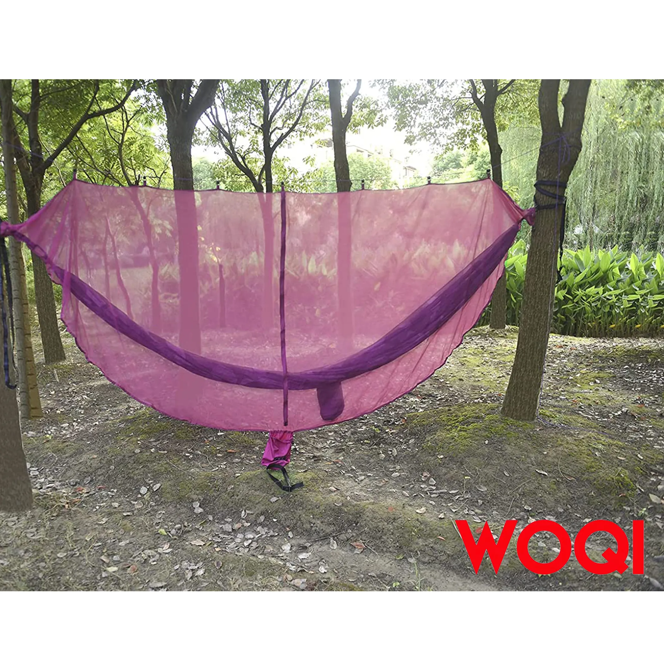 Woqi Portable Camping Hammock Bug Mosquito Net Perfect Mesh Netting for outdoor camping