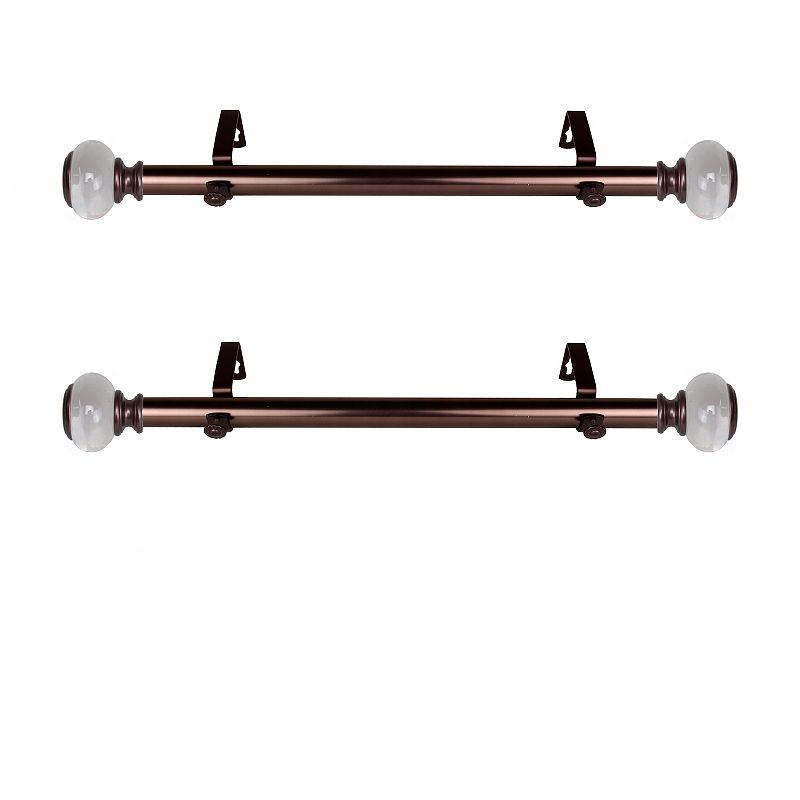 Rod Desyne 1 Ironwood Side Curtain Rod