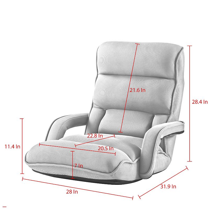 Divya Recliner/Floor Chair 5 Adjustable Positions