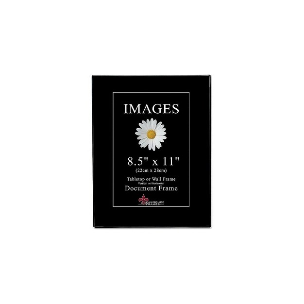 X 11 quot Plastic Black Picture Frame 6 pack 350081