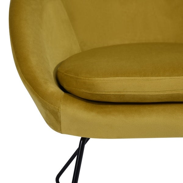 Fashion-forward Contemporary Design Accent Chair Armchair Velvet Fabric Upholstery Accent Chairs for Living Room Bedroom