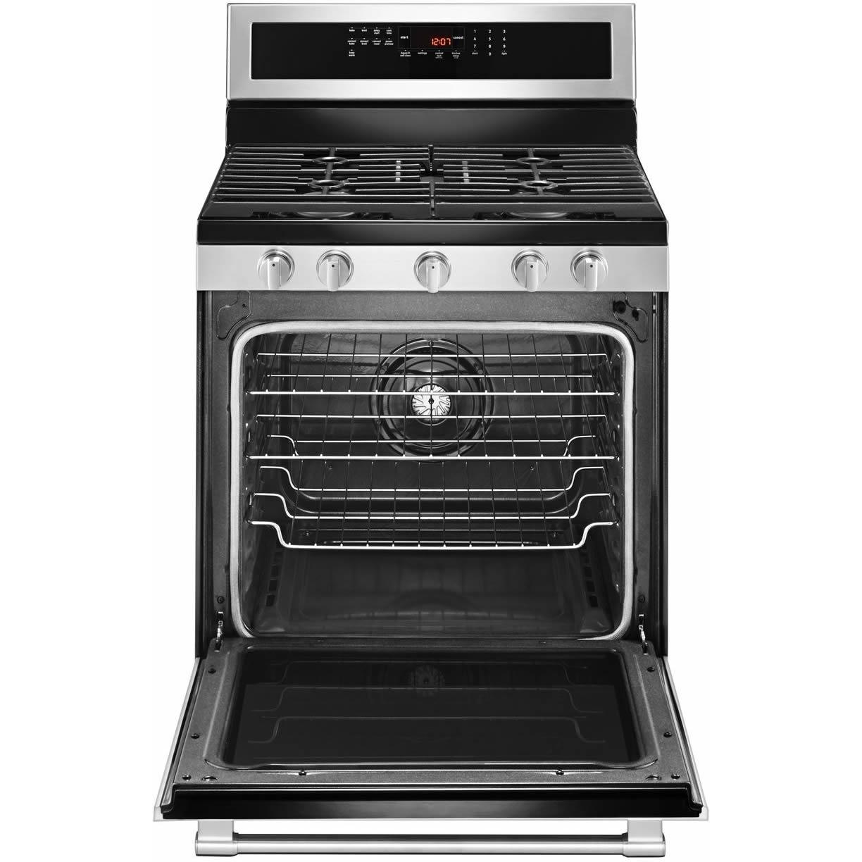 Maytag 30-inch Freestanding Gas Range with True Convection Technology MGR8800FZ