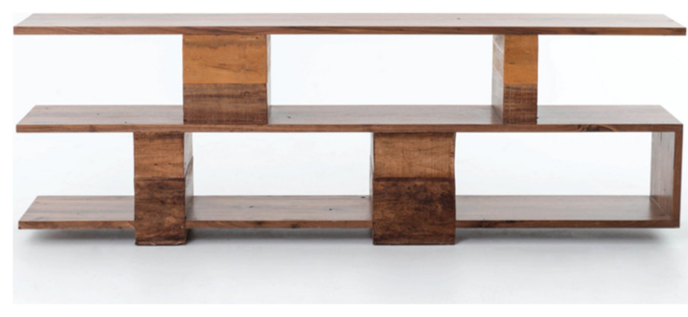 Parker Block Console Table   Rustic   Console Tables   by Marco Polo Imports  Houzz