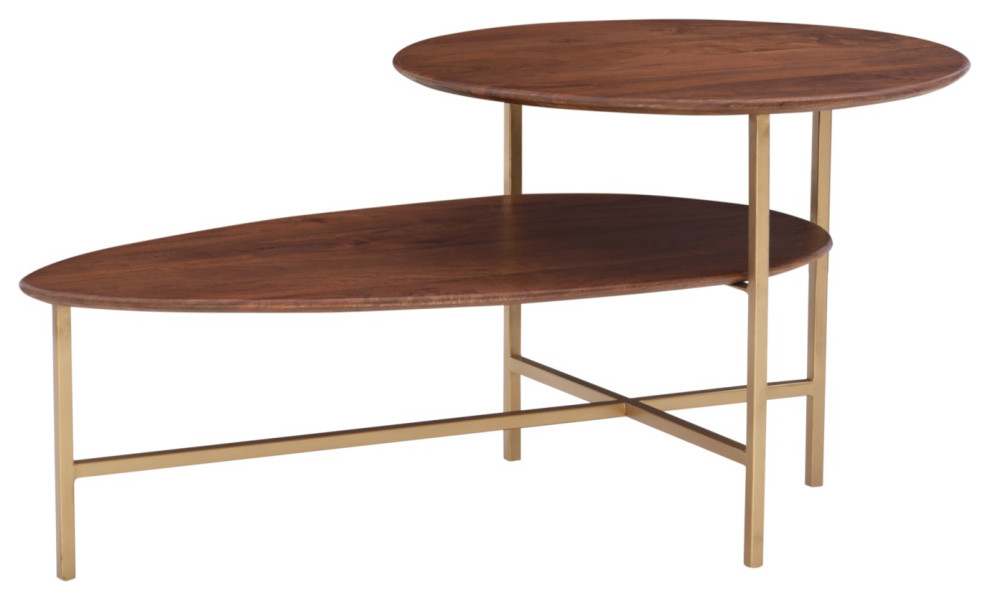 Tavin 2 Tiered Coffee Table   Contemporary   Coffee Tables   by GwG Outlet  Houzz