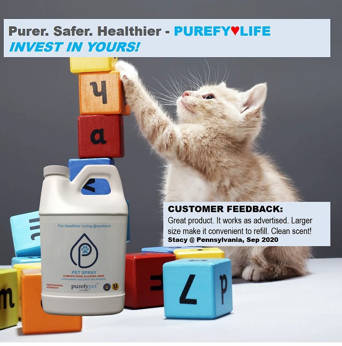 Purefy Deodorizing Pet Spray