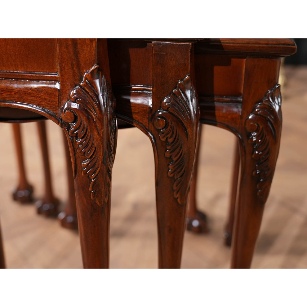 Chippendale Nesting Tables   Victorian   Side Tables And End Tables   by Niagara Furniture  Houzz