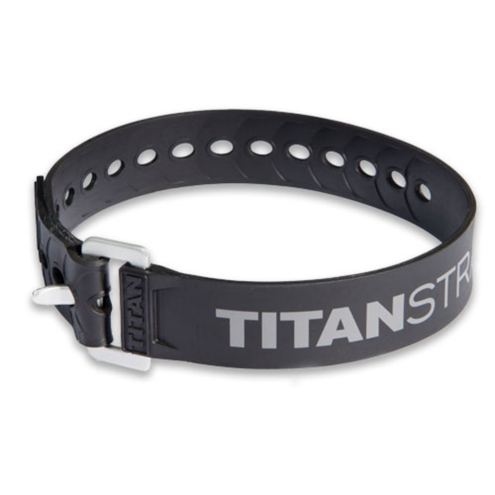 Titan Straps 20 In./51 Cm Black Industrial Strap ;