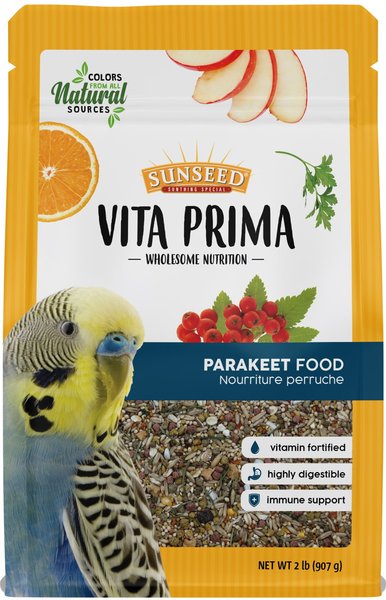 Sunseed Vita Prima Parakeet Food， 2-lb bag