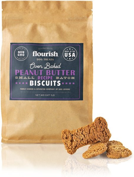 Flourish Peanut Butter Biscuit Dog Treats