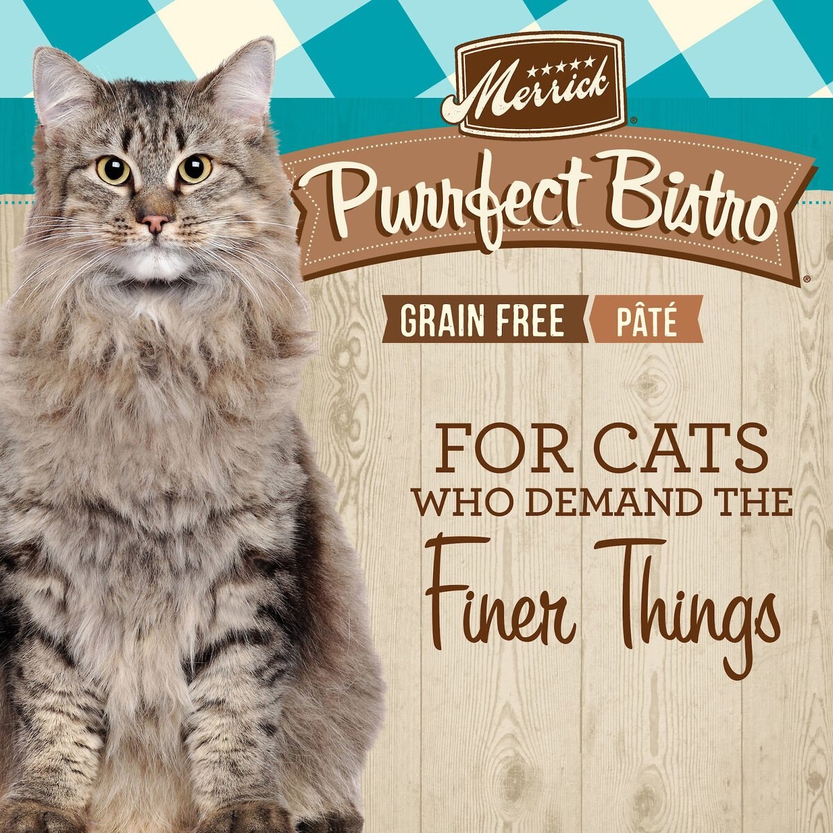 Merrick Purrfect Bistro Grain-Free Wet Cat Food Duck Recipe Pate