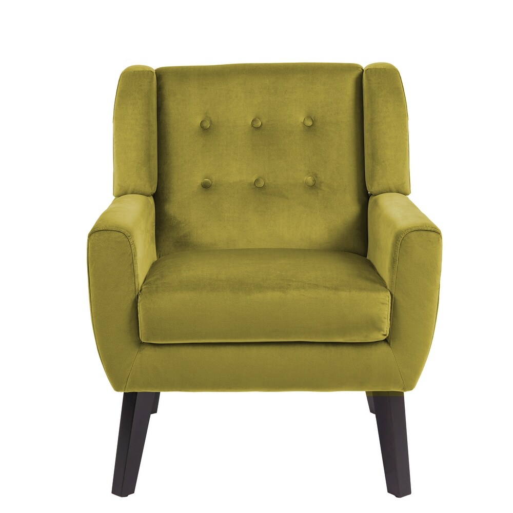 Modern Accent Chair Velvet Armchair