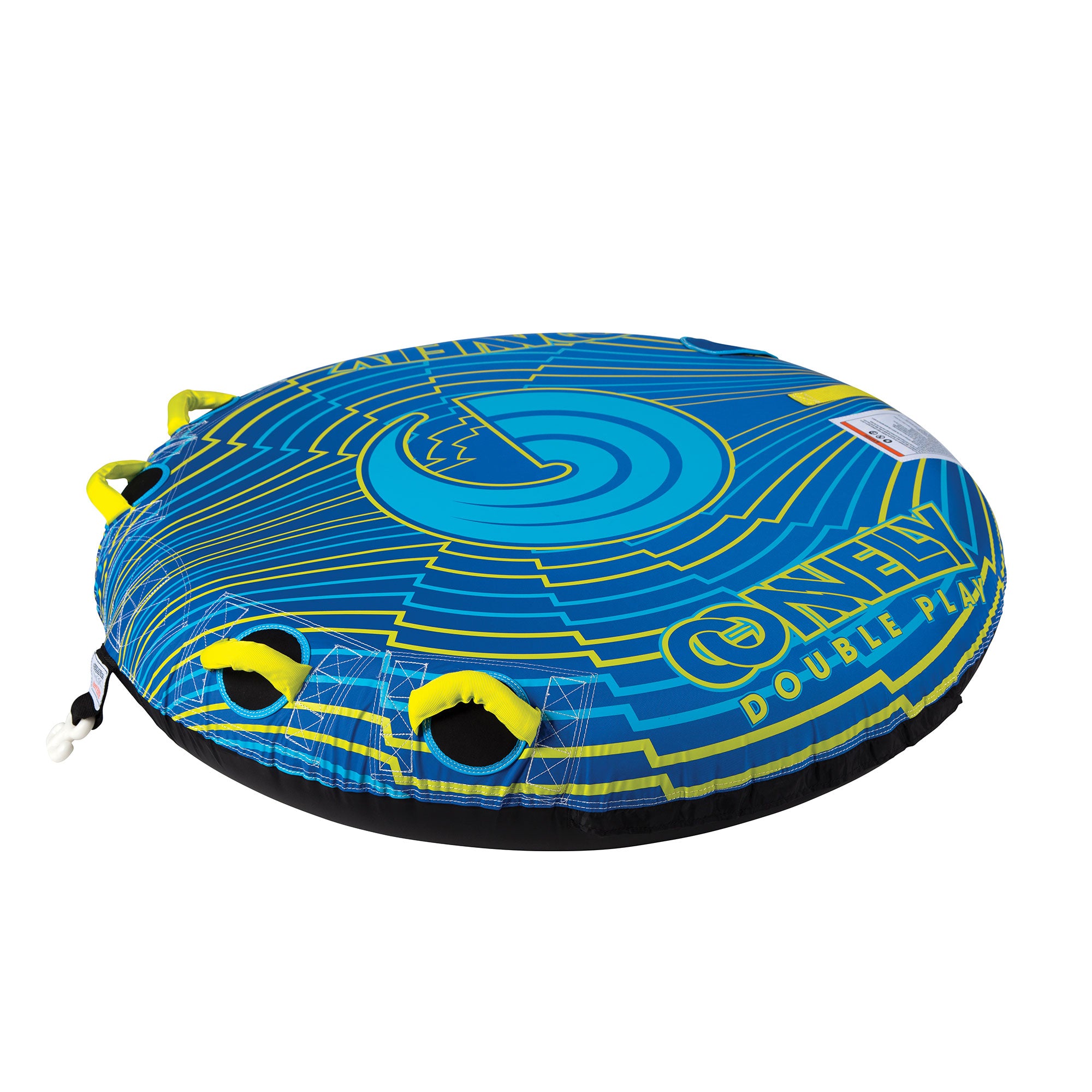 CWB Connelly Double Play 2 Person Flat Round Inflatable Towable Inner Tube