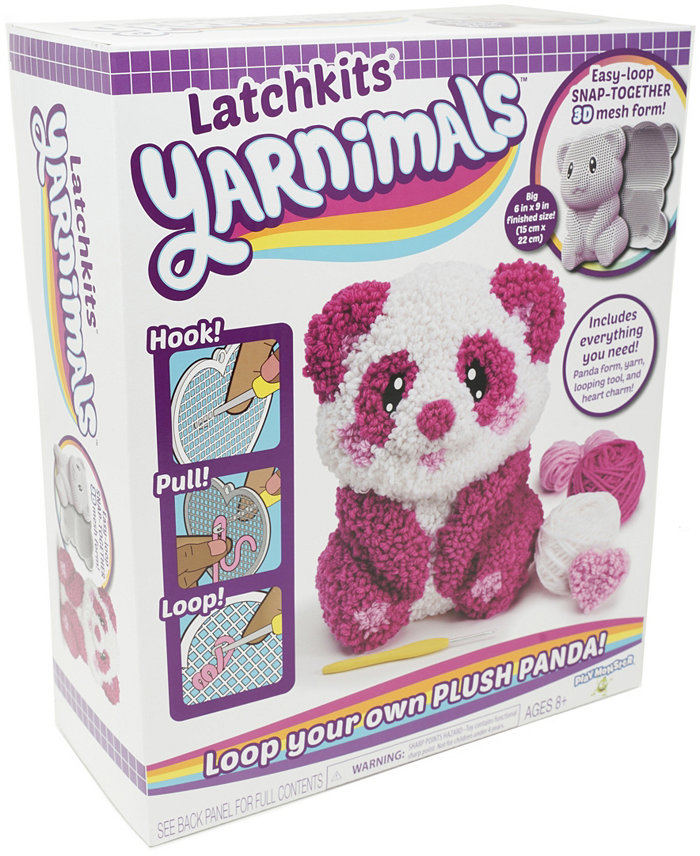 PLAYMONSTER LatchSets Yarnimals Panda Toy