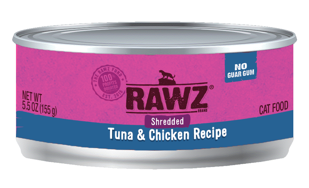 Rawz Shredded Tuna and Chicken Recipe Grain Free Wet Cat Food